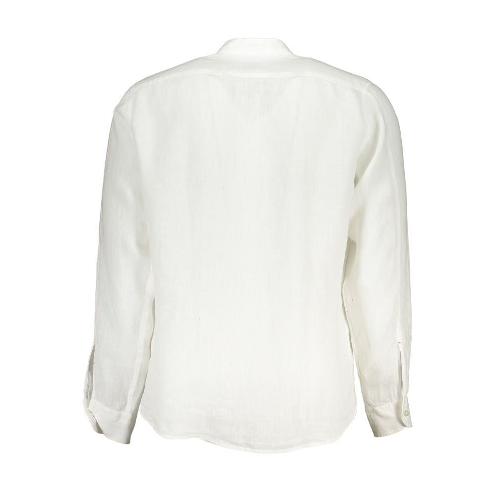 Hugo Boss White Linen Men's Shirt Hugo Boss
