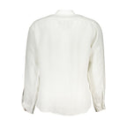 Hugo Boss White Linen Men's Shirt Hugo Boss