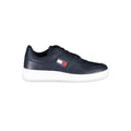 Tommy Hilfiger Blue Leather Men Sneaker Tommy Hilfiger