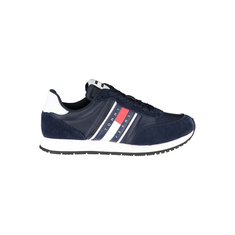 Tommy Hilfiger Blue Polyester Men's Sneaker Tommy Hilfiger