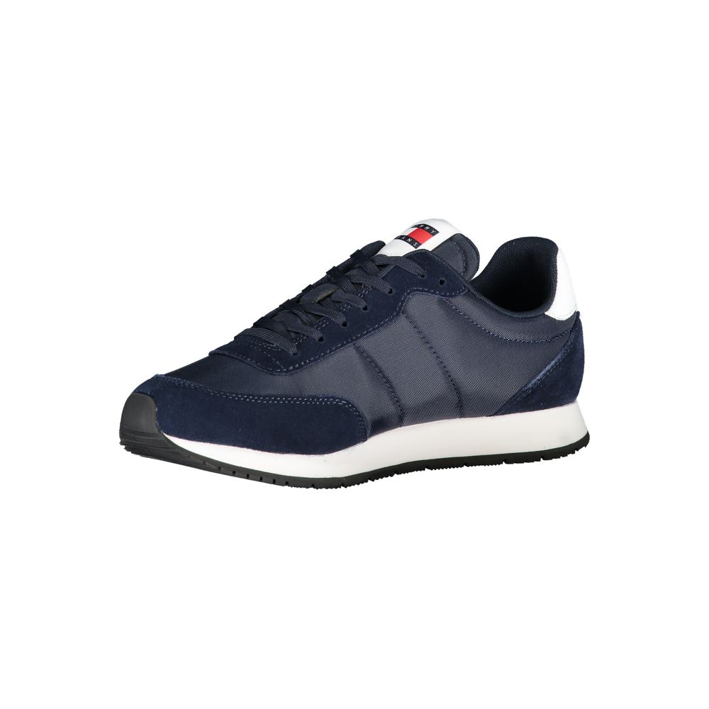 Tommy Hilfiger Blue Polyester Men's Sneaker Tommy Hilfiger