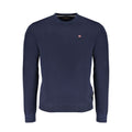 Napapijri Blue Cotton Men Sweater Napapijri