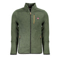 Norway 1963 green polyester men's sweatshirt with crewneck and long sleeves, casual and comfortable clothing for men.