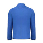 Norway 1963 blue polyester men's sweatshirt with a crew neck and long sleeves, casual and comfortable urban fashion.