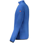 Norway 1963 blue polyester men's sweatshirt with a relaxed fit and crew neckline, casual and comfortable for everyday wear.