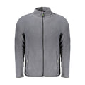 Norway 1963 gray polyester men's sweatshirt with a casual fit, featuring a round neckline and minimalist design.