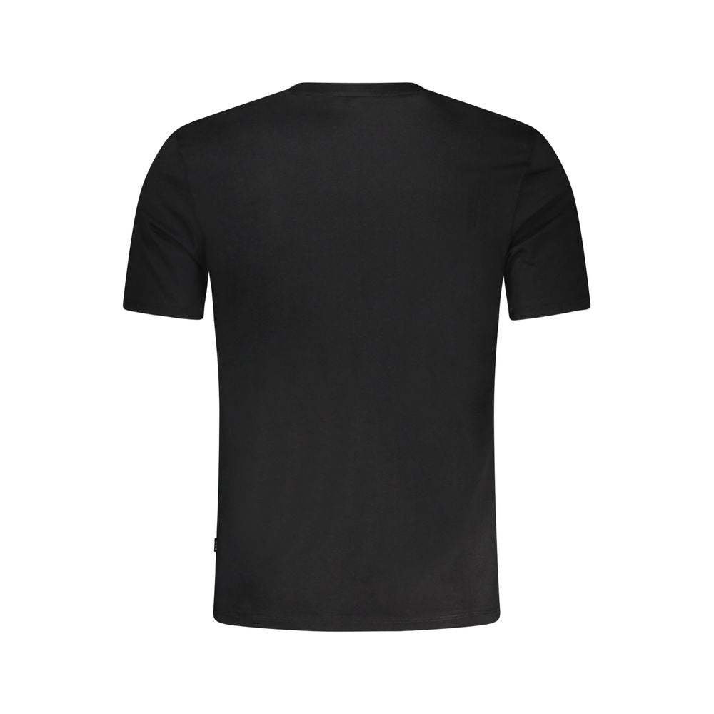 Guess Jeans Black Cotton Men T-Shirt Guess Jeans