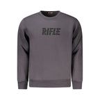 Rifle Gray Cotton Men Sweatshirt Rifle