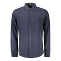 Hugo Boss Blue Cotton Men's Shirt Hugo Boss