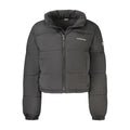 Guess Jeans Black Polyester Women Jacket Guess Jeans