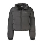 Guess Jeans Black Polyester Women Jacket Guess Jeans