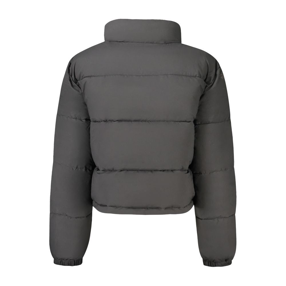 Guess Jeans Black Polyester Women Jacket Guess Jeans