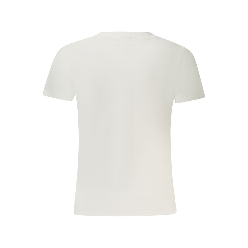 Guess Jeans Bianco Cotton Women T-Shirt Guess Jeans