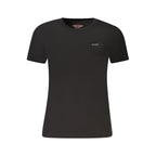 Guess Jeans Black Cotton Women's T-Shirt Guess Jeans