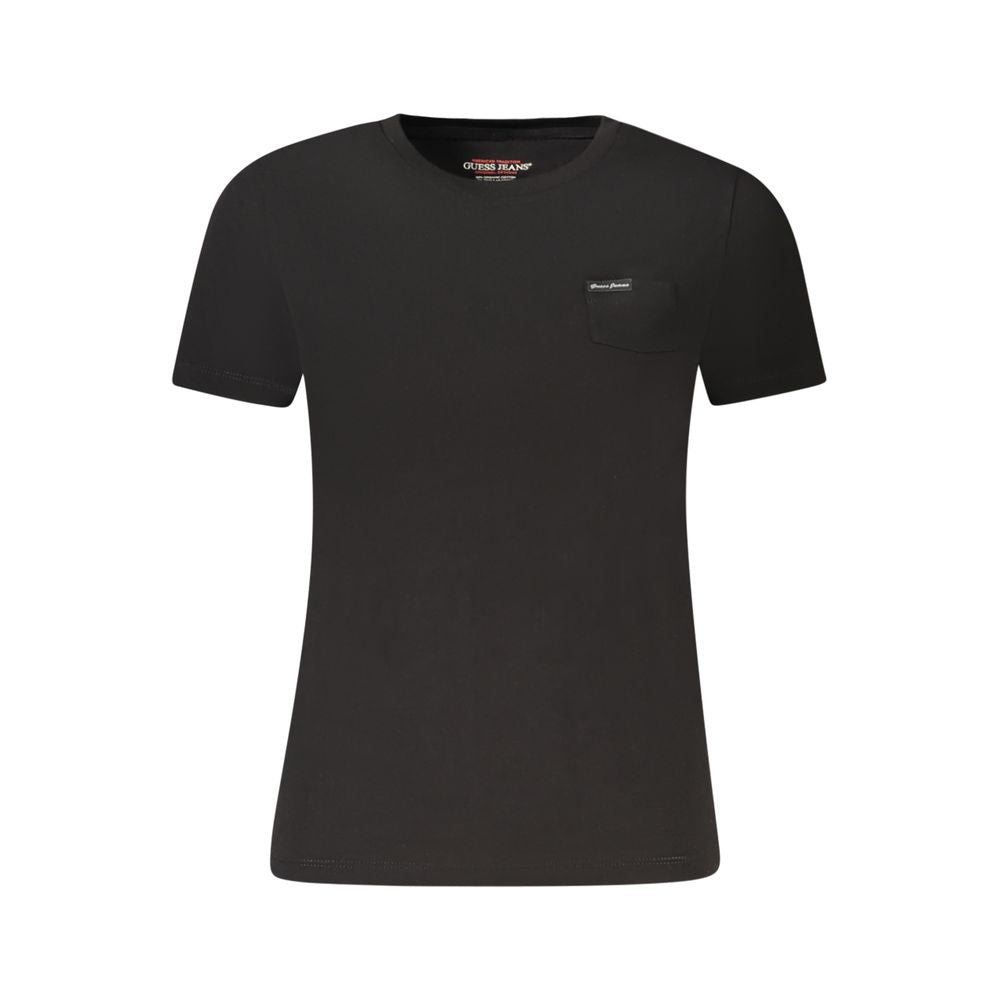 Guess Jeans Black Cotton Women's T-Shirt Guess Jeans