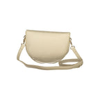 Mario Valentino Beige Polyurethane Womens Bag - Eljoys Fashion 
