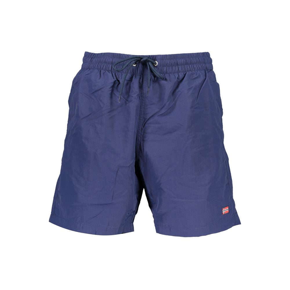 Norway 1963 Blu Polyamide Men's Swim Boxer Norway 1963