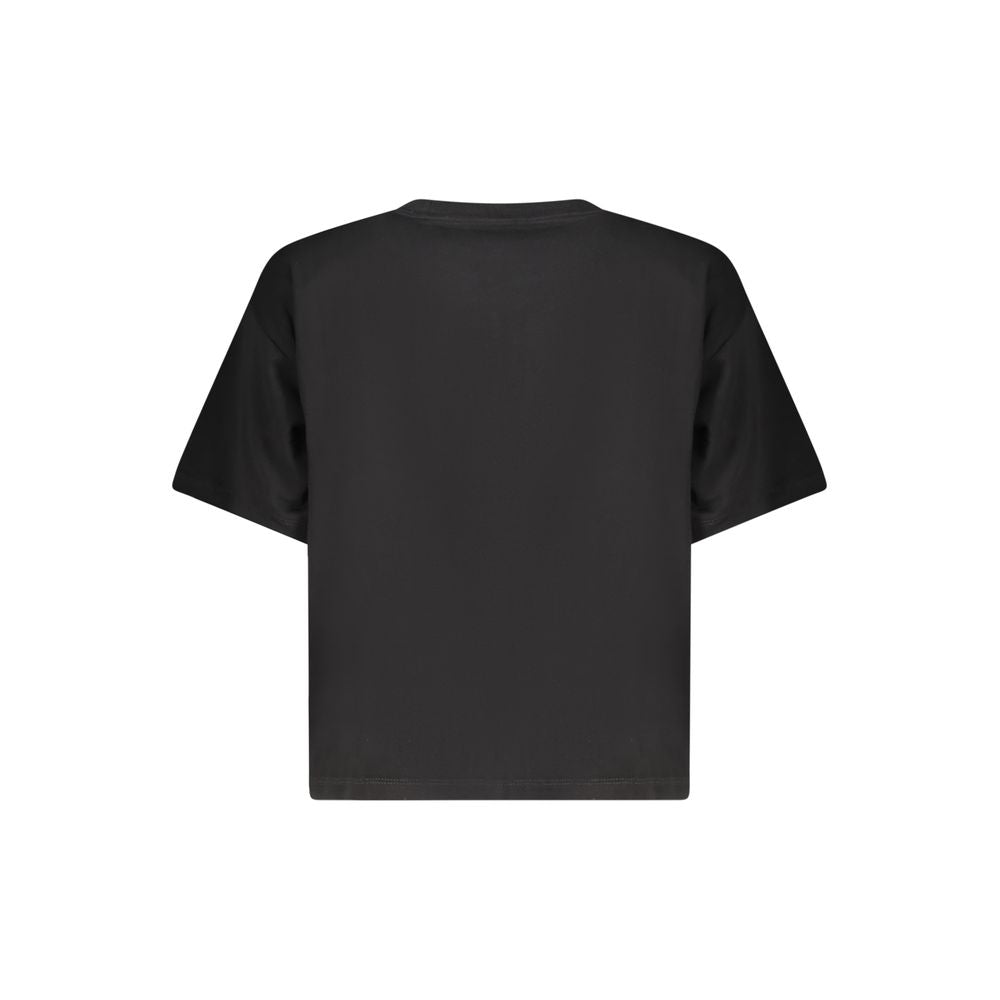 Guess Jeans Black Cotton Women T-Shirt Guess Jeans