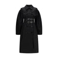 Ganni Black Nylon Coat Ganni