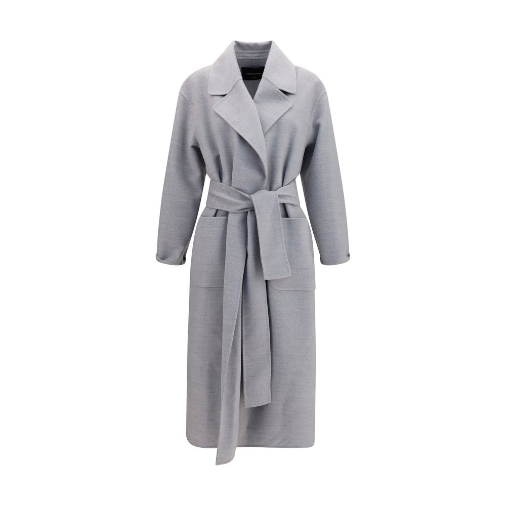Fabiana Filippi Gray Wool Oves Aries Coat Fabiana Filippi