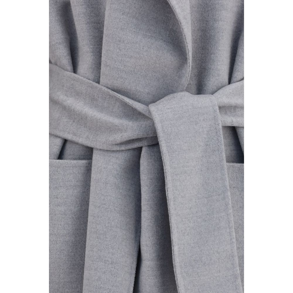 Fabiana Filippi Gray Wool Oves Aries Coat Fabiana Filippi