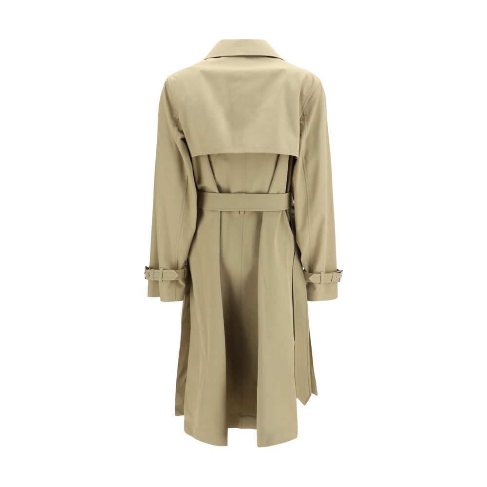 Fendi Beige Cotton Coat Fendi