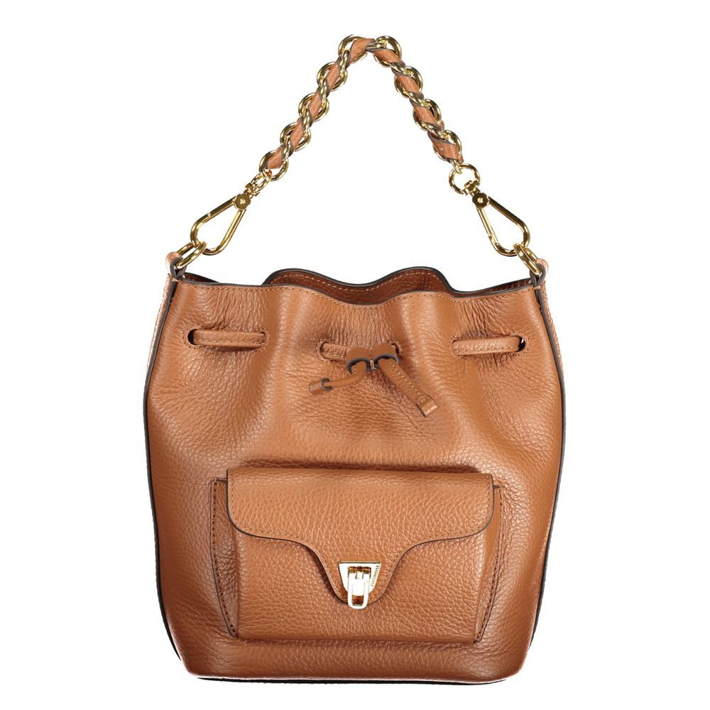 Coccinelle Brown Leather Woman Bag - Eljoys Fashion 