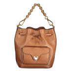 Coccinelle Brown Leather Woman Bag - Eljoys Fashion 