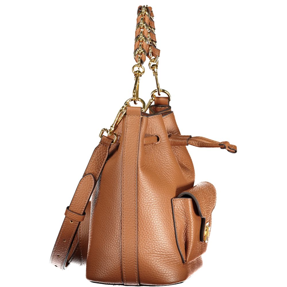 Coccinelle Brown Leather Woman Bag - Eljoys Fashion 