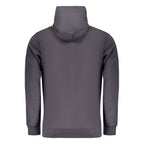 Blue cotton men's sweatshirt by Rifle, featuring a comfortable fit and casual style.