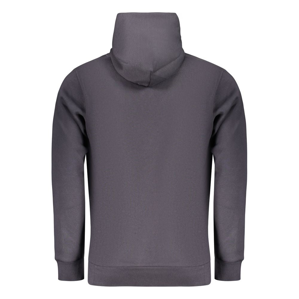 Blue cotton men's sweatshirt by Rifle, featuring a comfortable fit and casual style.