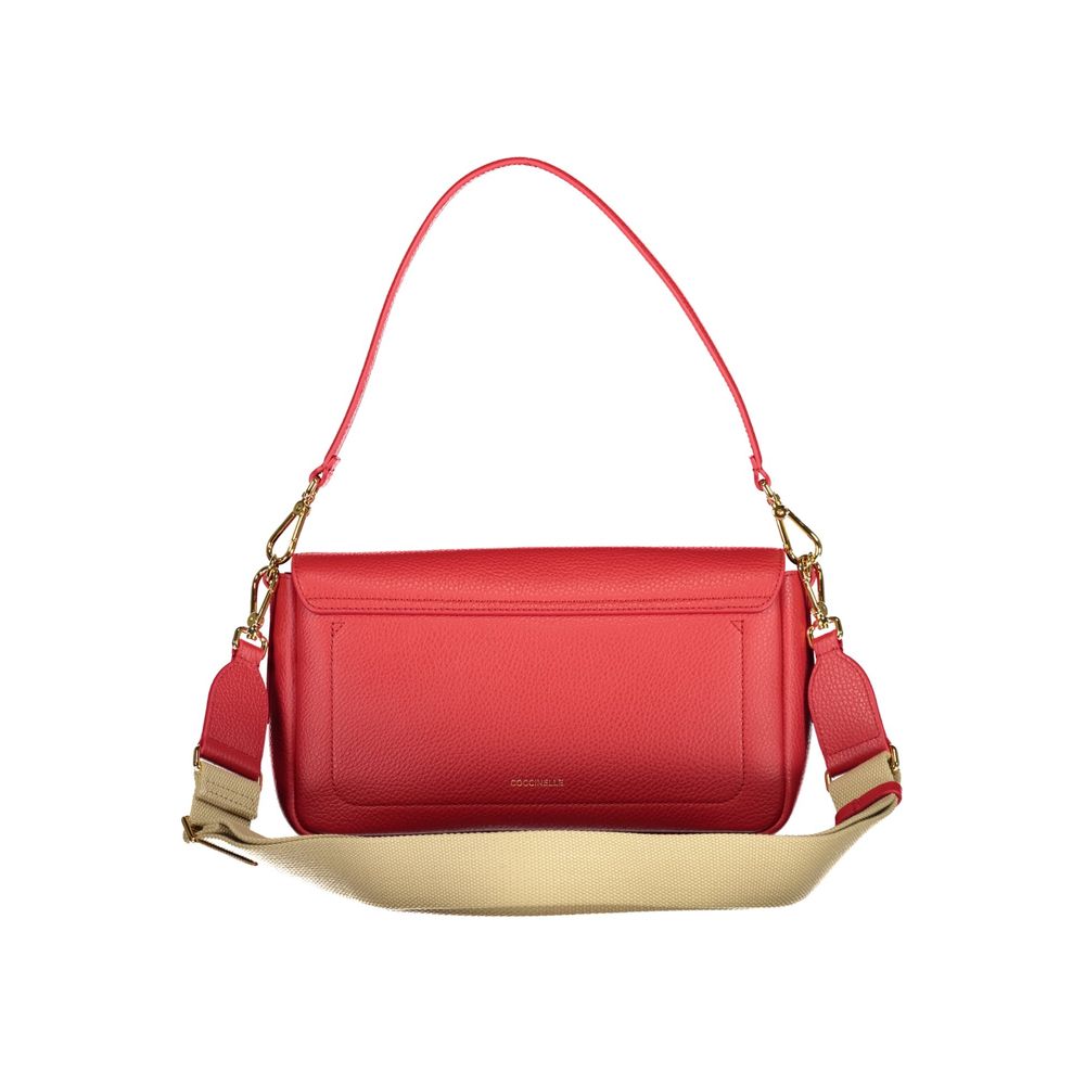 Coccinelle Red Leather Handbag