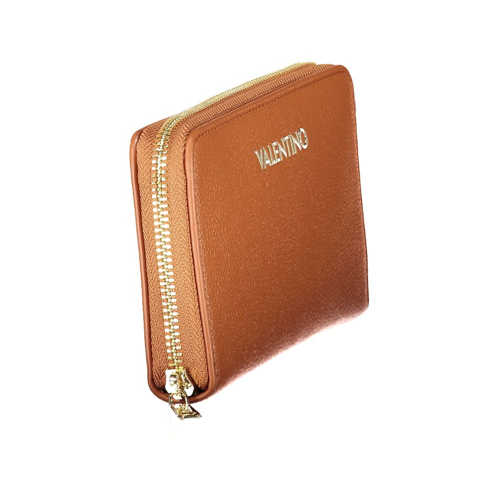 Mario Valentino Brown Polyurethane Women's Wallet - Eljoys Fashion 