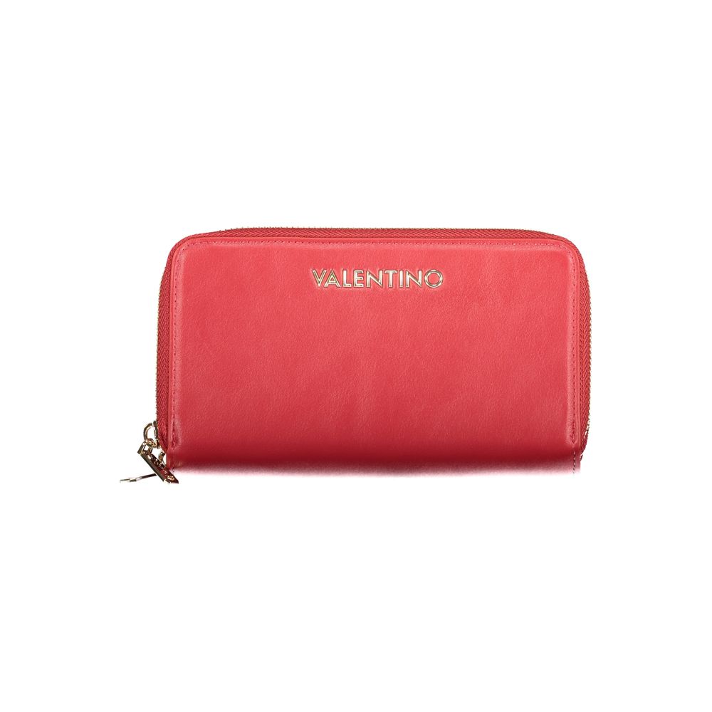 Mario Valentino Rosso Polyurethane Donna Wallet