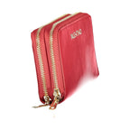 Mario Valentino Rosso Polyurethane Donna Wallet