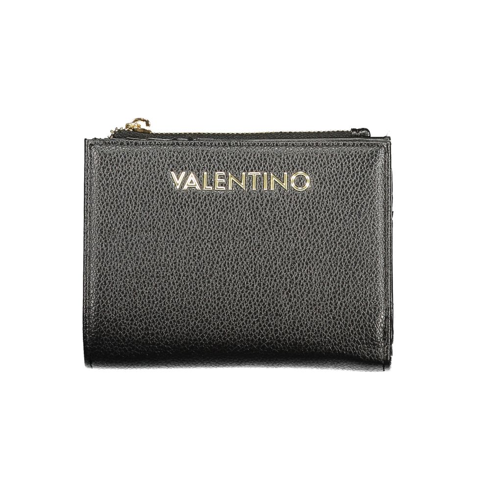 Mario Valentino Black Polyurethane Womens Wallet - Eljoys Fashion 