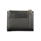 Mario Valentino Black Polyurethane Womens Wallet - Eljoys Fashion 