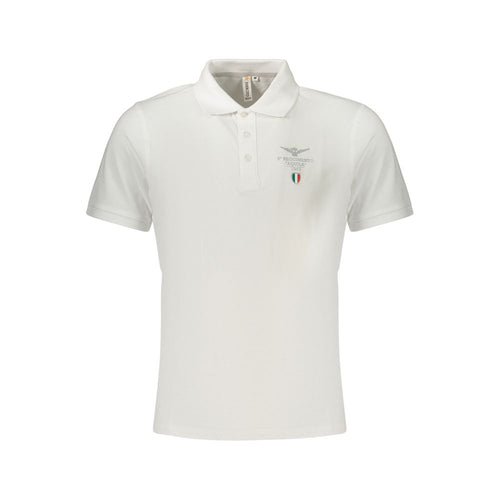 Accademia Militare White Cotton Polo Shirt