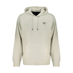Gray cotton men's sweatshirt by Accademia Militare with a classic fit and minimal branding, suitable for casual wear.