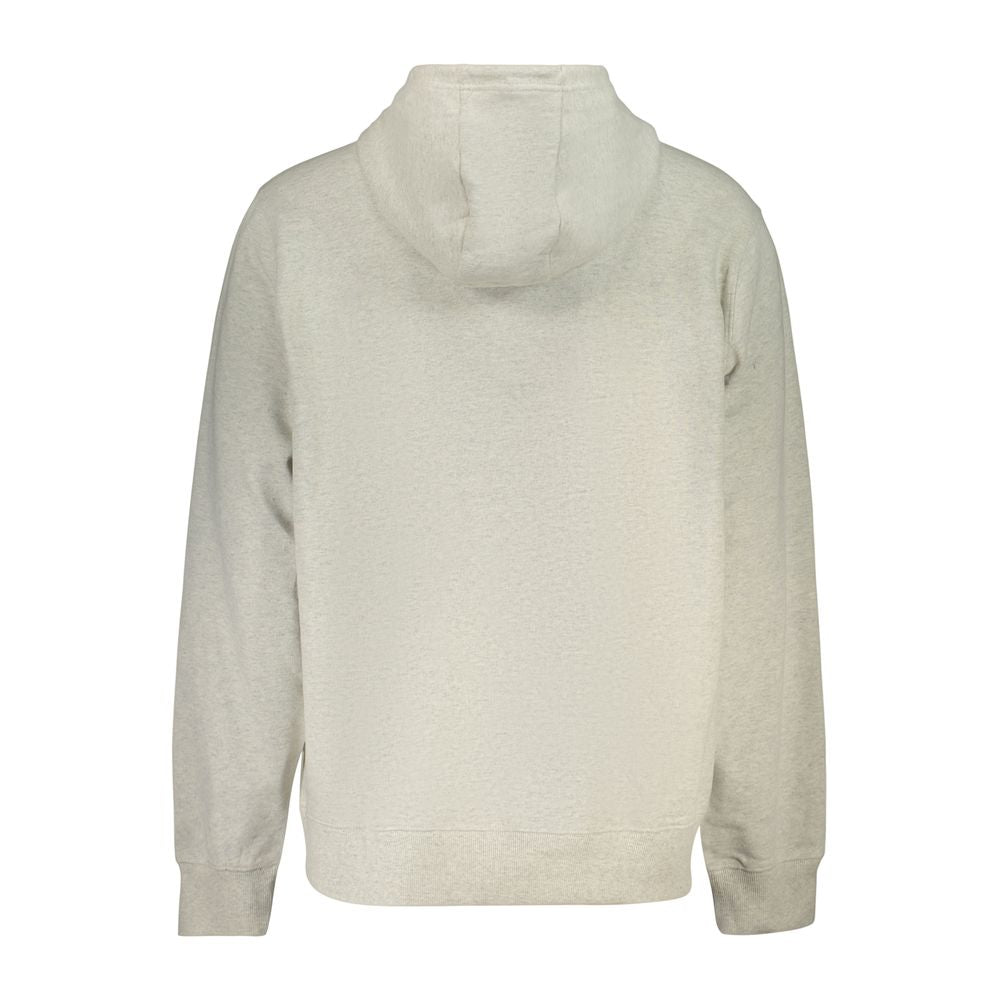 Gray cotton men's sweatshirt by Accademia Militare, featuring a comfortable fit and casual style with a crew neckline.