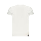White cotton men's T-shirt by Accademia Militare with a classic fit and simple design, perfect for casual wear.