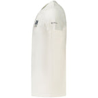 White cotton men's T-shirt by Accademia Militare with a classic fit and subtle branding on the chest.