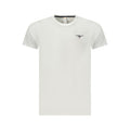 White cotton men's T-shirt from Accademia Militare Bianco with a simple, classic design and the brand logo visible on the front.