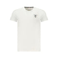White cotton men's T-shirt by Accademia Militare featuring a classic fit and simple design.