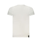 White cotton men's T-shirt by Accademia Militare, featuring a classic fit and simple design, ideal for casual wear.