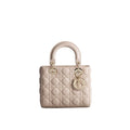 Dior Beige Lamb Leather Handbag