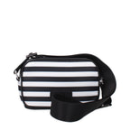 Karl Lagerfeld Black Fabric Crossbody Bag - Eljoys Fashion 