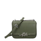 Karl Lagerfeld Green Leather Crossbody Bag - Eljoys Fashion 