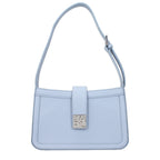 Karl Lagerfeld Light Blue Leather Shoulder Bag - Eljoys Fashion 