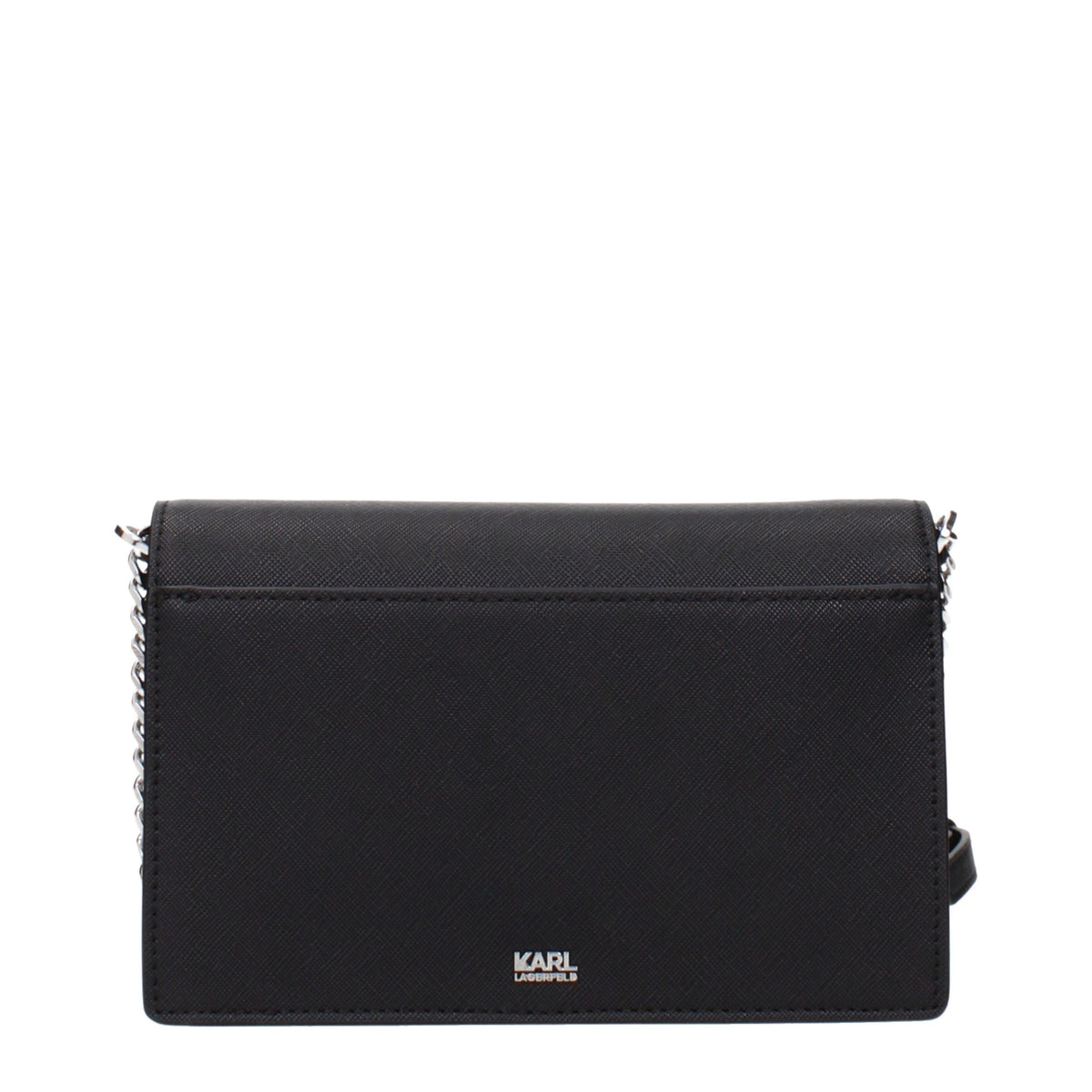 Karl Lagerfeld Black Polyethylene Crossbody Bag - Eljoys Fashion 